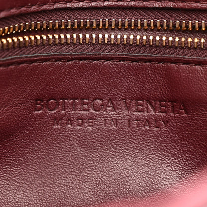 Bottega Veneta Grained Calfskin Maxi Intrecciato Cassette Crossbody Bag Bordeaux 6 of 13