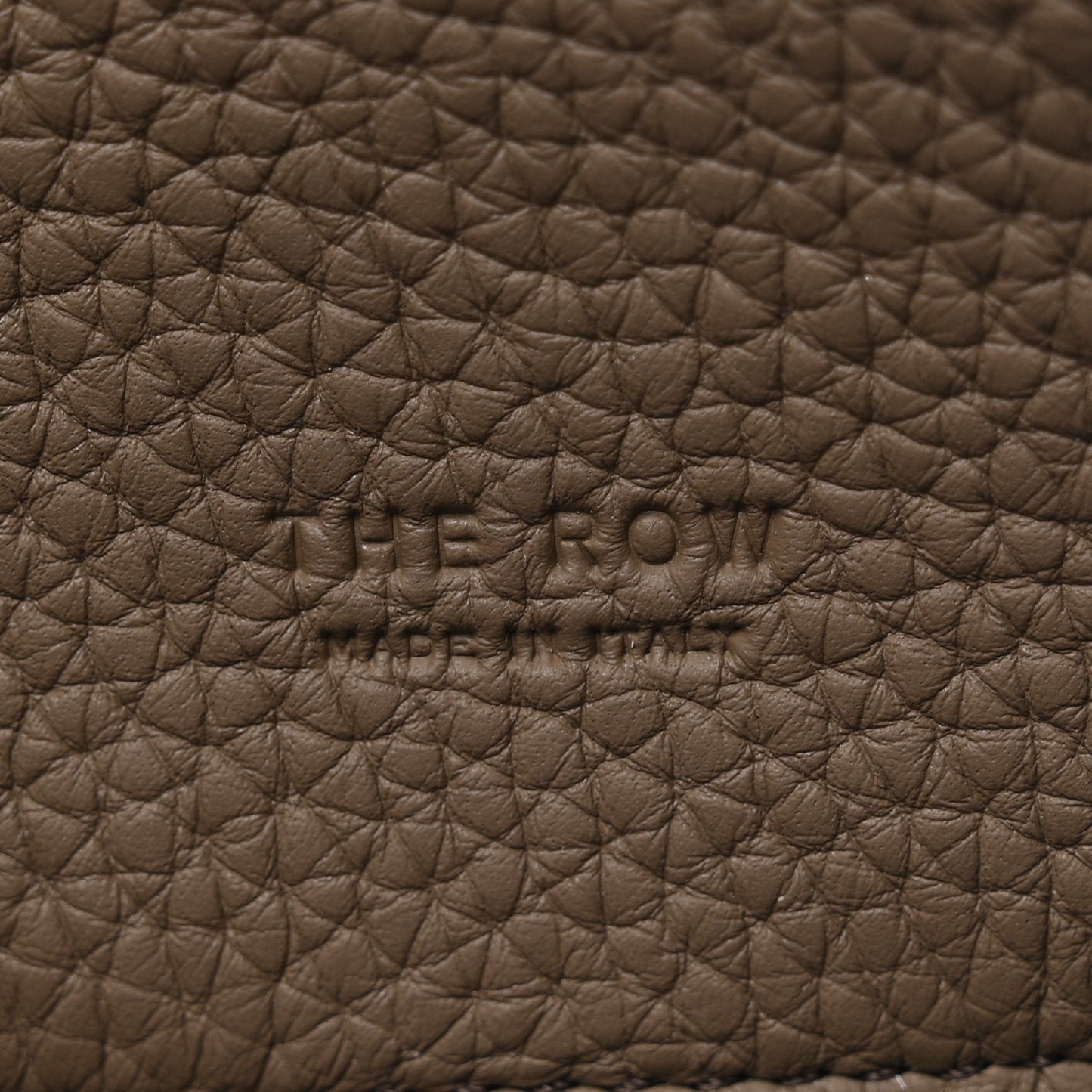Grained Calfskin Soft Margaux 10 Bag Smoked Taupe