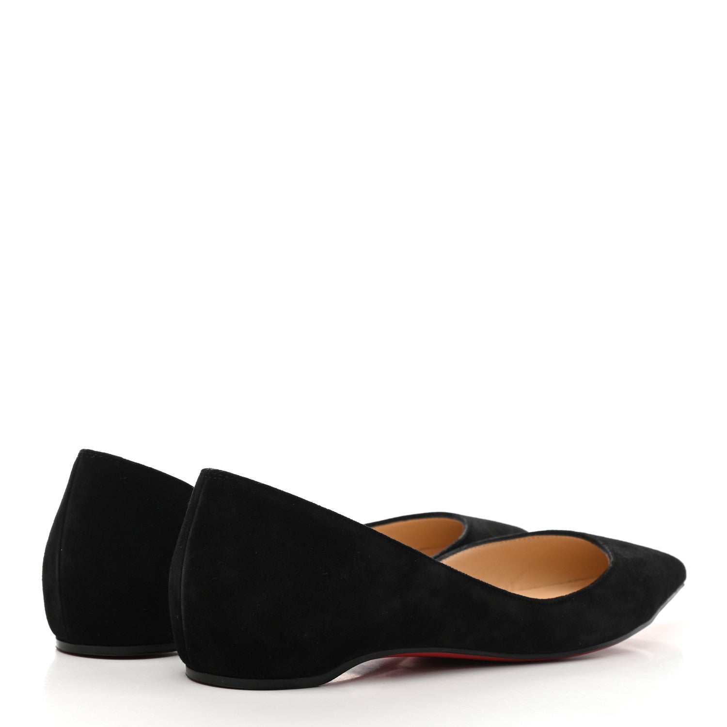 Christian Louboutin Veau Velours Iriza Flats 38 Black 4 of 9
