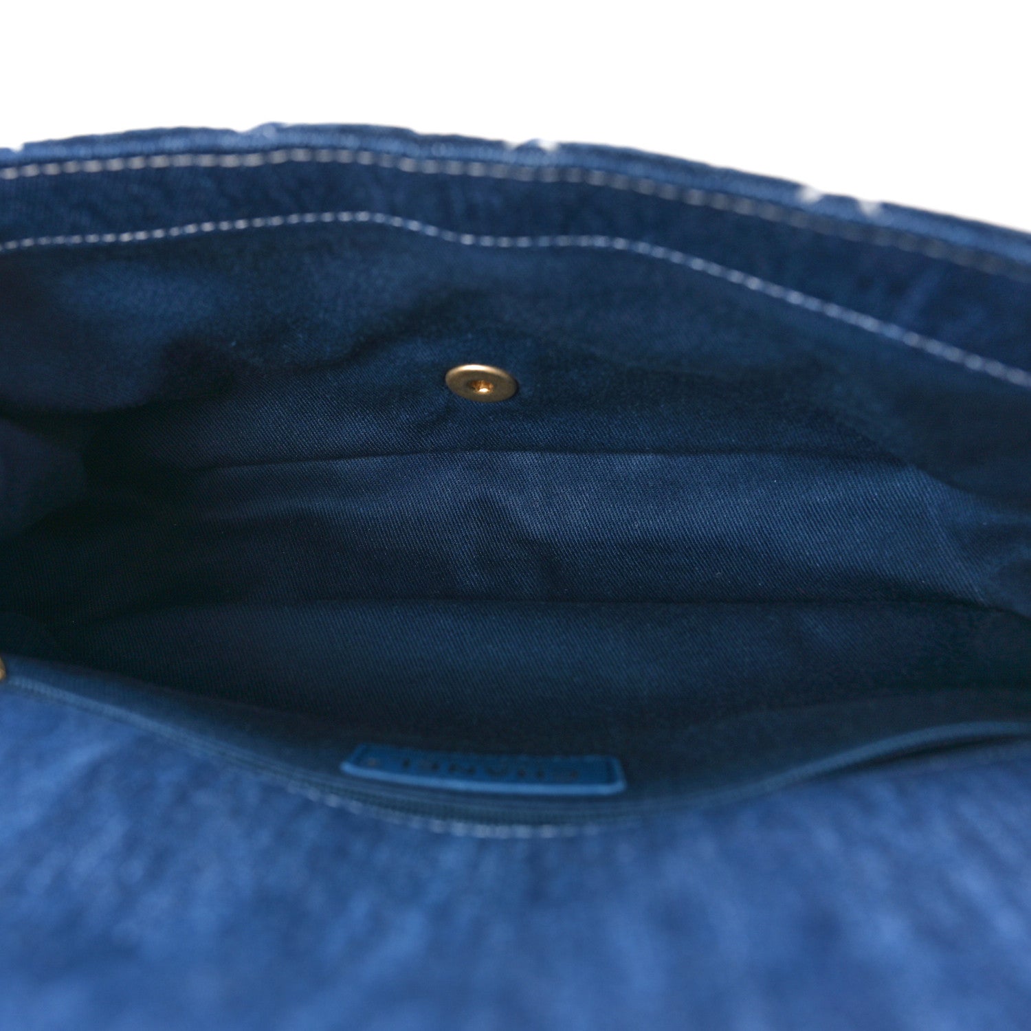 Chanel Denim Quilted Medium Denim Trip Single Flap Blue 5 of 9