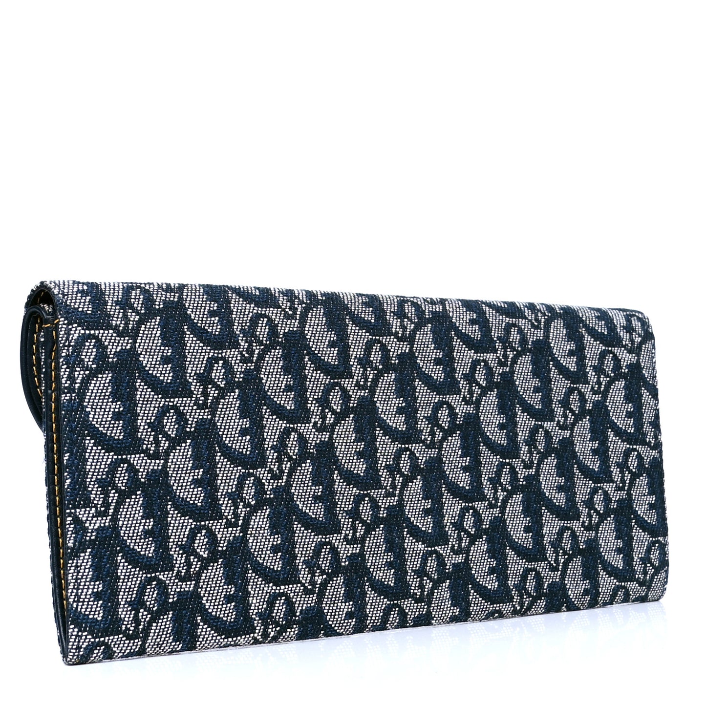 Monogram Saddle Long Wallet Navy