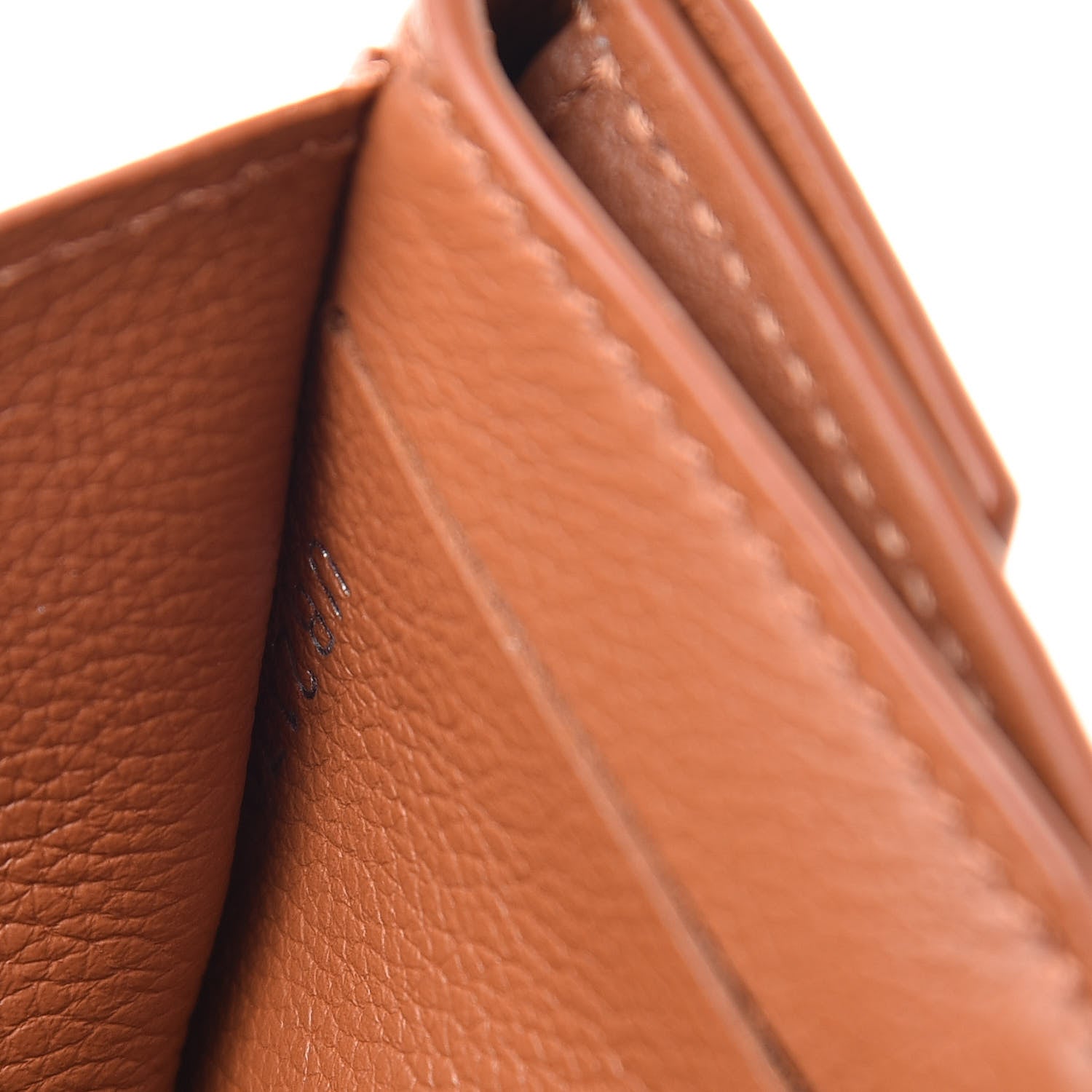 Louis Vuitton Calfskin Lockmini Wallet Caramel 8 of 8
