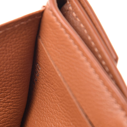Louis Vuitton Calfskin Lockmini Wallet Caramel 8 of 8