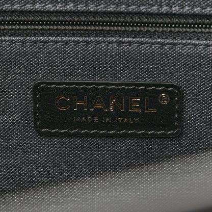 Chanel Calfskin Medium Deauville Tote Black 8 of 9