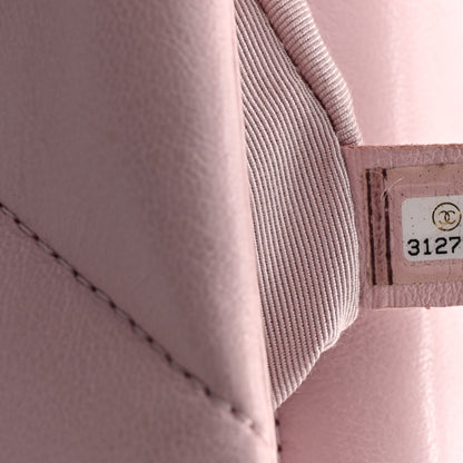Chanel Lambskin Quilted Medium Chanel 19 Flap Light Pink 7 of 12