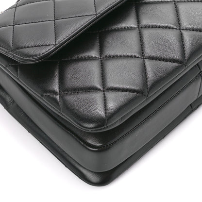 Chanel Lambskin Quilted Small Trendy CC Dual Handle Flap Bag Black 11 of 12
