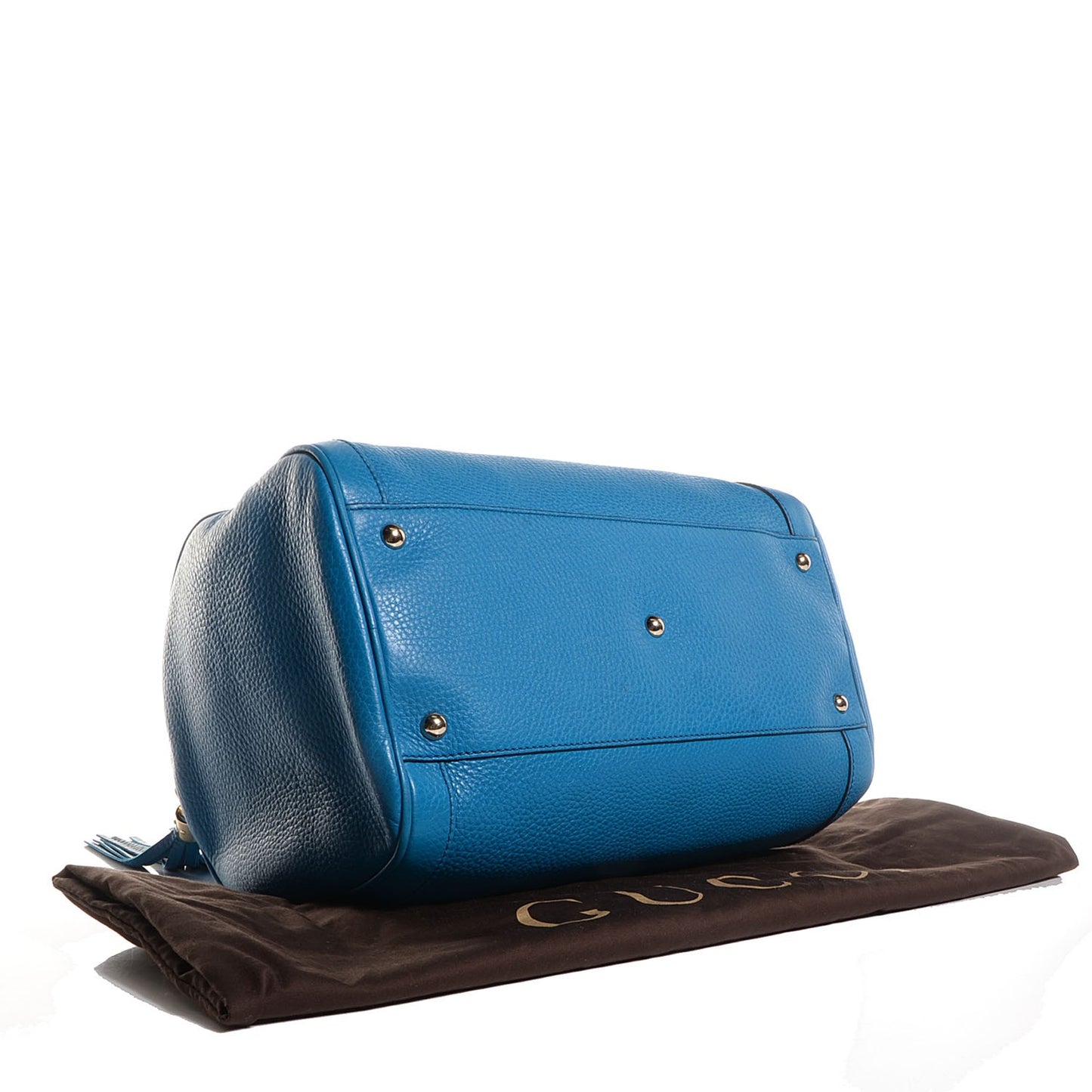Calfskin Medium Soho Boston Riviera Blue