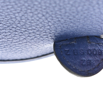 Hermes Taurillon Clemence Amazone Evelyne TPM Blue Saphir Blue Indigo 9 of 9