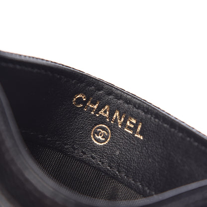 Chanel Caviar Quilted Filigree Card Holder Black 6 of 8