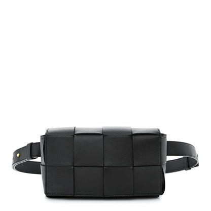 Bottega Veneta Nappa Maxi Intreccio The Belt Cassette Bag Black 1 of 11