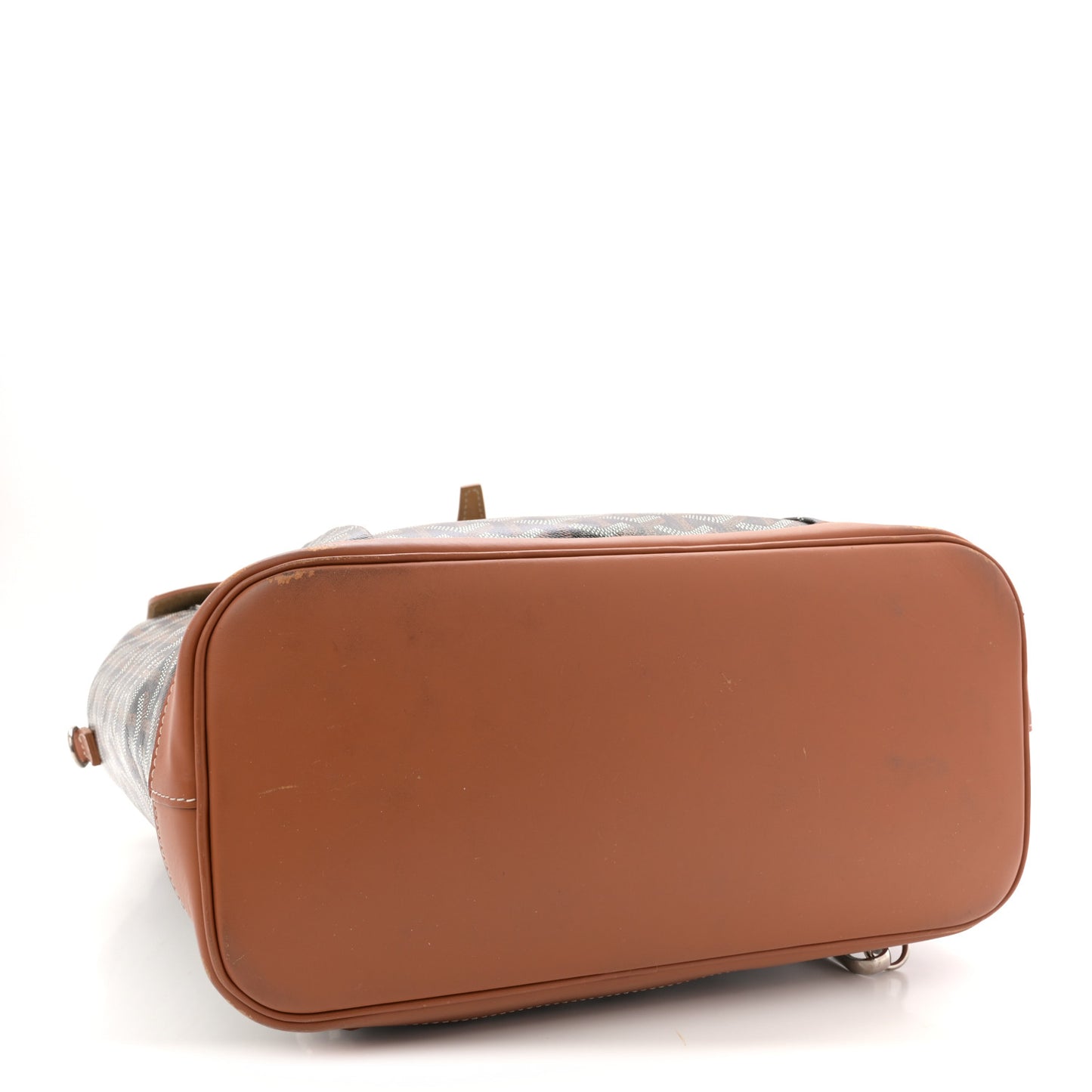 Goyardine Calfskin Alpin MM Backpack Gold Black