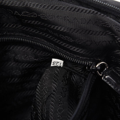 Prada Tessuto Nylon Shoulder Bag Black 9 of 10