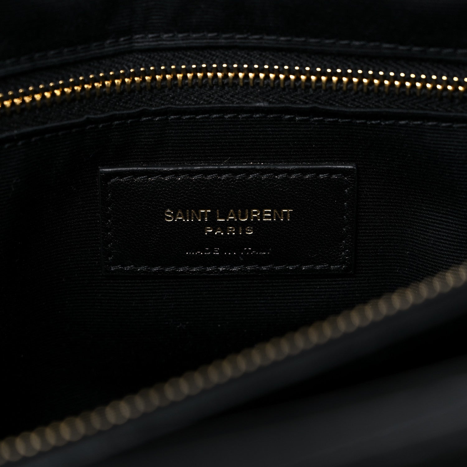Saint Laurent Calfskin Y Quilted Monogram Large Loulou Chain Satchel Black 7 of 15