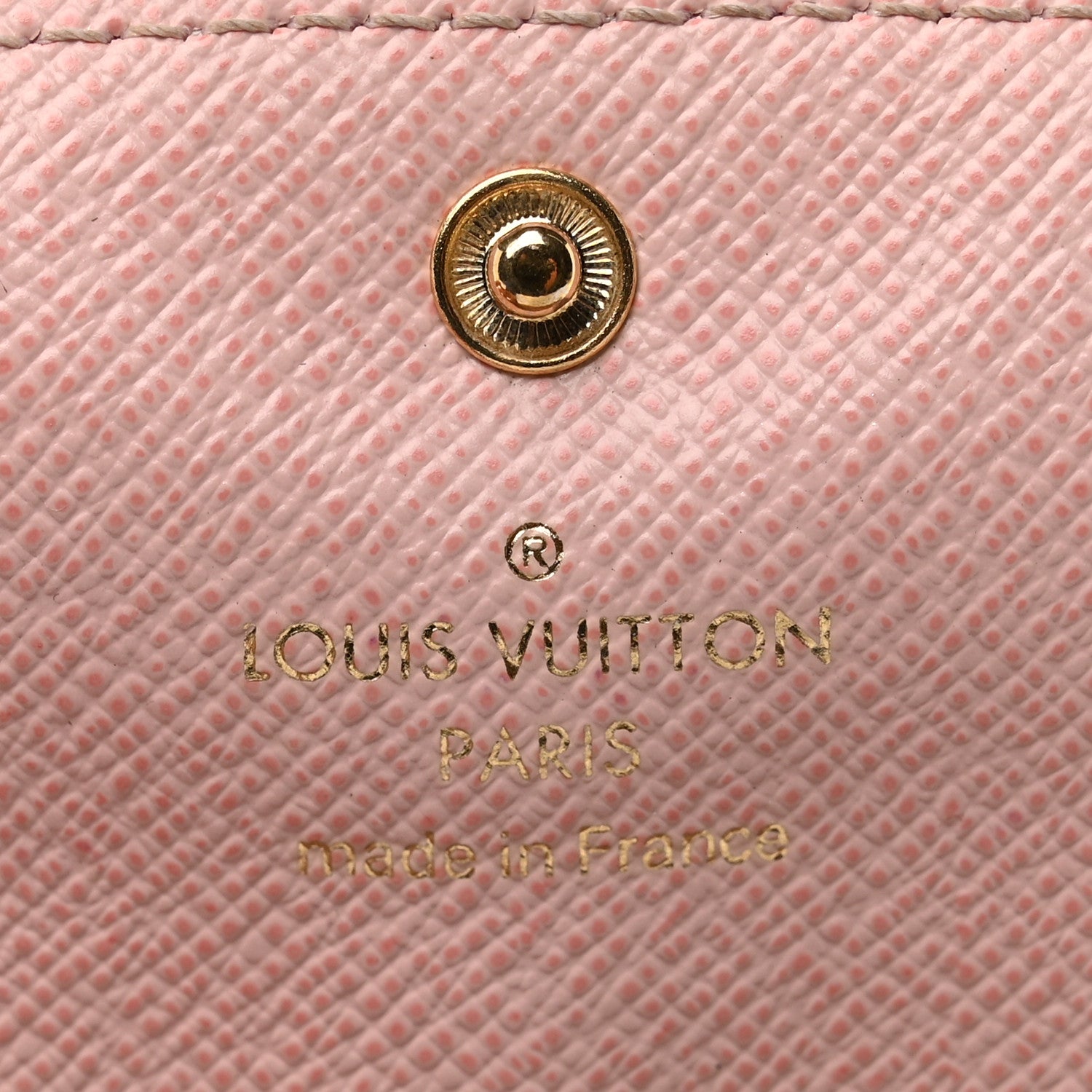 Louis Vuitton Damier Azur Emilie Wallet Rose Ballerine 6 of 9