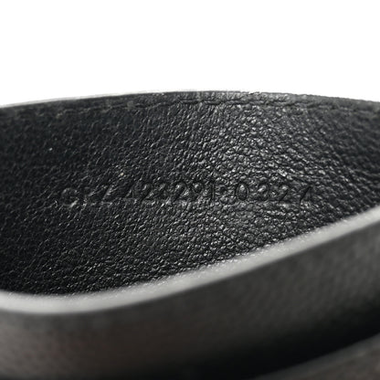 Saint Laurent Grain De Poudre Matelasse Chevron Monochrome Monogram Credit Card Case Black 7 of 12