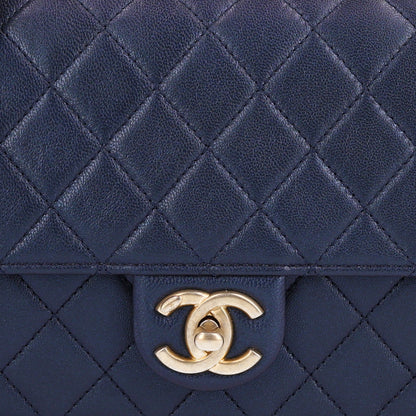 Chanel Iridescent Lambskin Quilted Small Chic Pearls Flap Blue 8 of 10