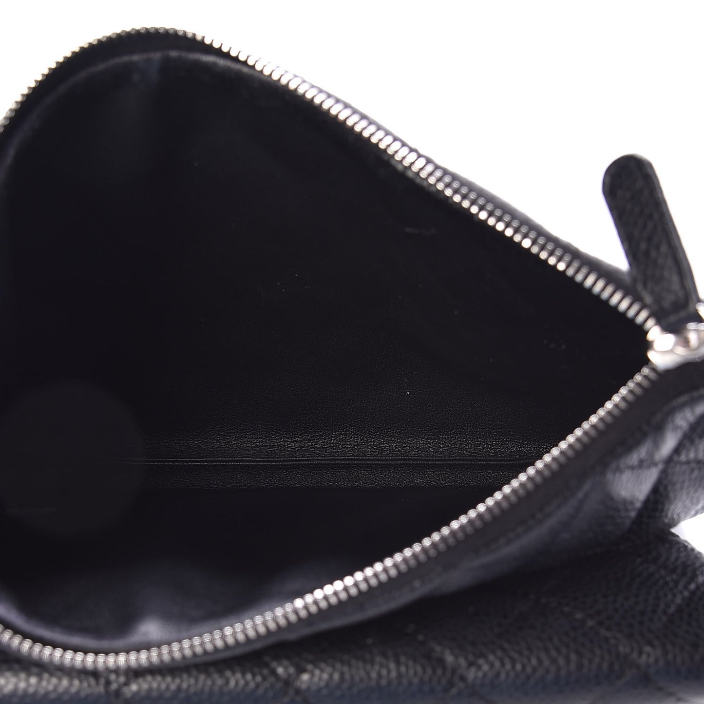 Caviar Quilted Daily Zip Crossbody Bag Black