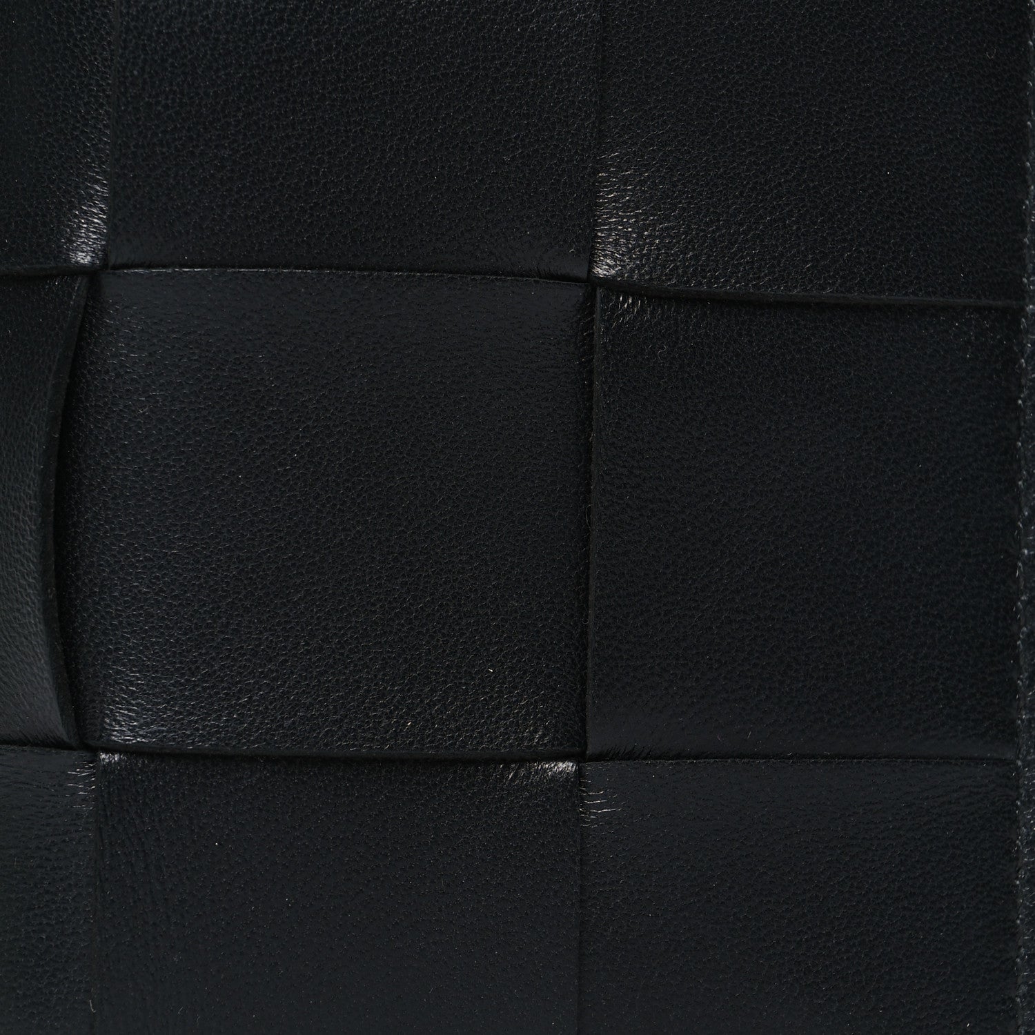 Bottega Veneta Nappa Maxi Intrecciato Small Bi-Fold Zip Wallet Black 9 of 10
