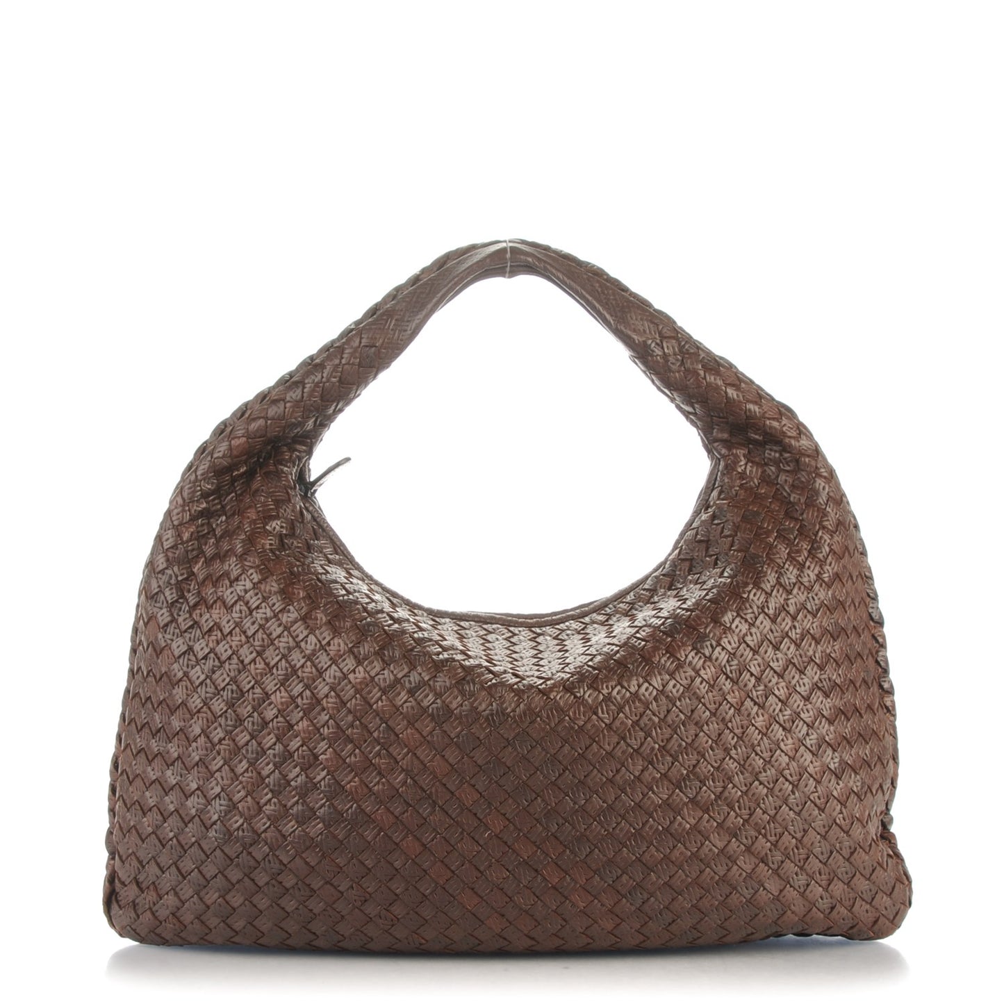 Intagli Intrecciato Large Veneta Hobo Brown Coffee
