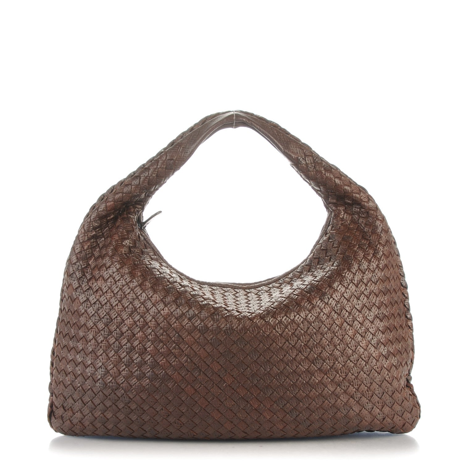 Bottega Veneta Intagli Intrecciato Large Veneta Hobo Brown Coffee 1 of 8