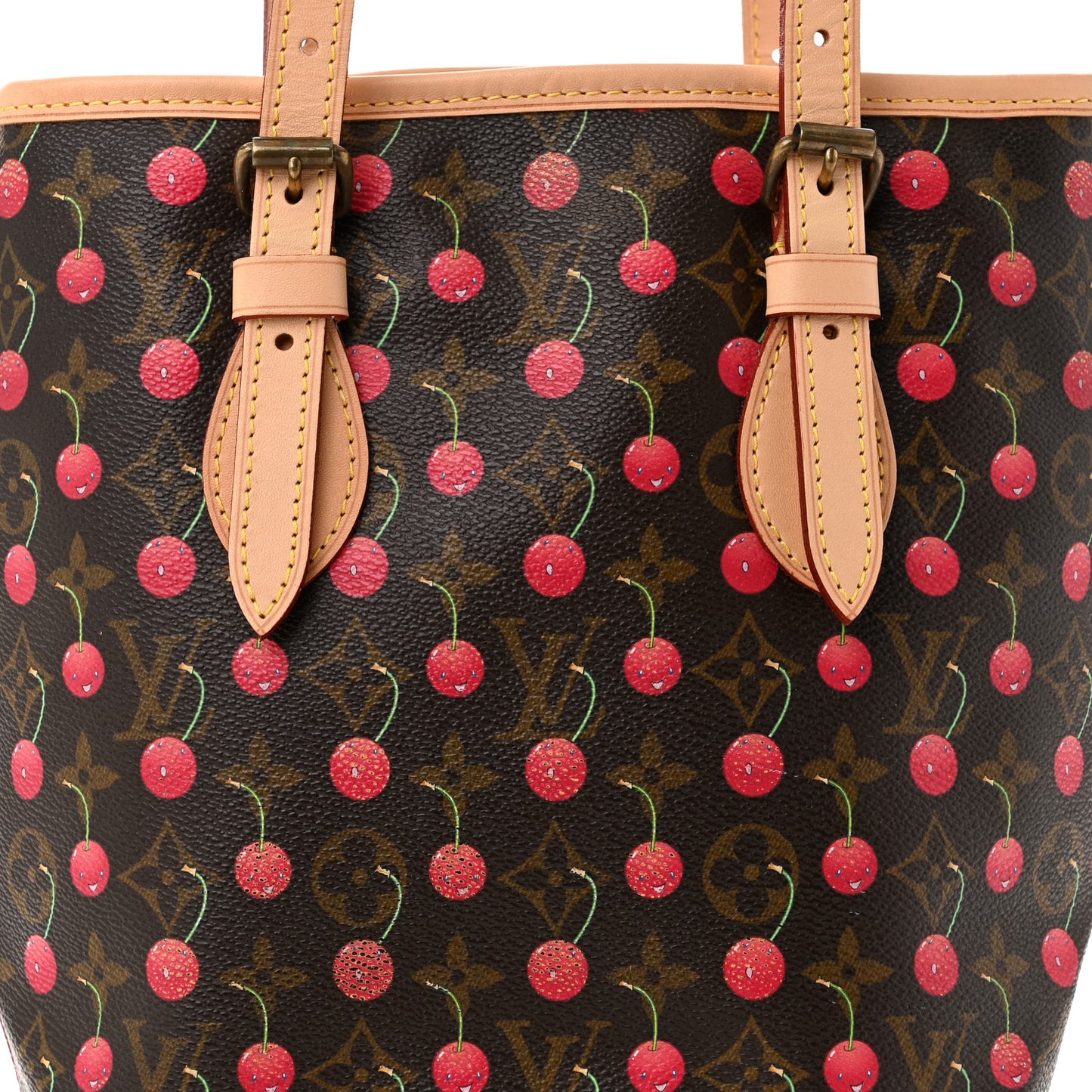 Monogram Cerises Bucket Bag