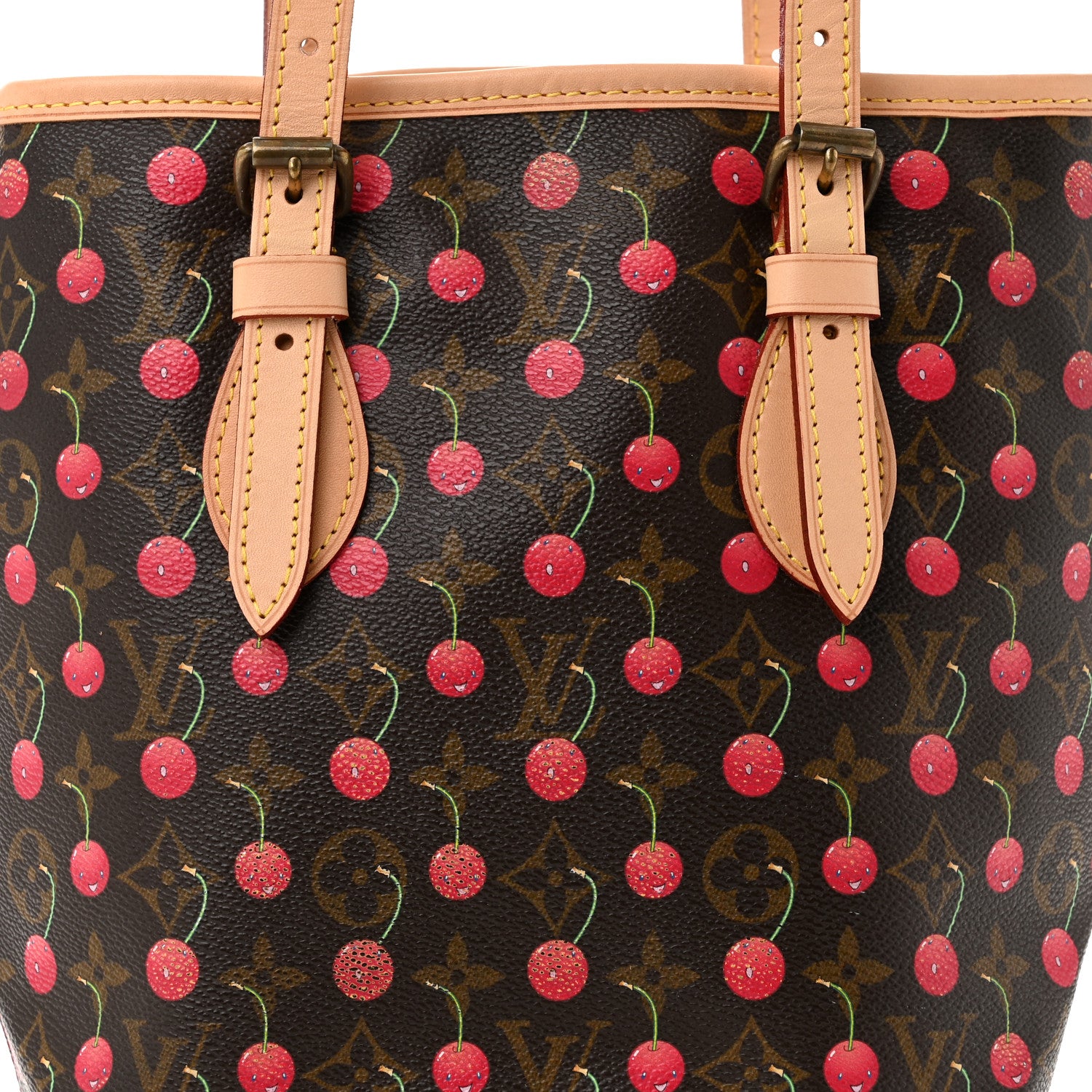 Louis Vuitton Monogram Cerises Bucket Bag 8 of 11