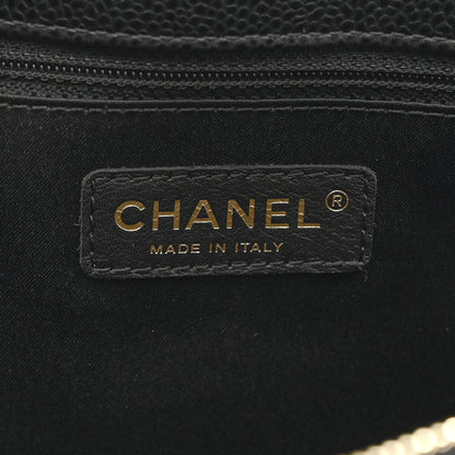 Chanel Caviar Quilted Grand Shopping Tote GST Black 7 of 12