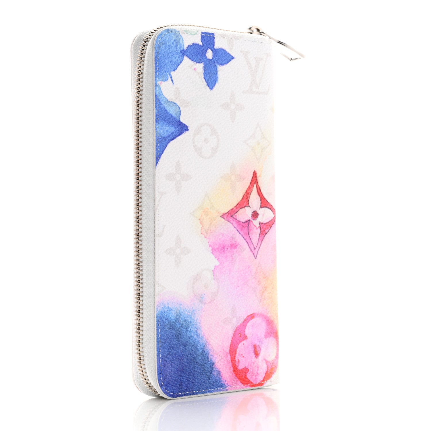 Louis Vuitton Monogram Watercolor Vertical Zippy Wallet 3 of 9