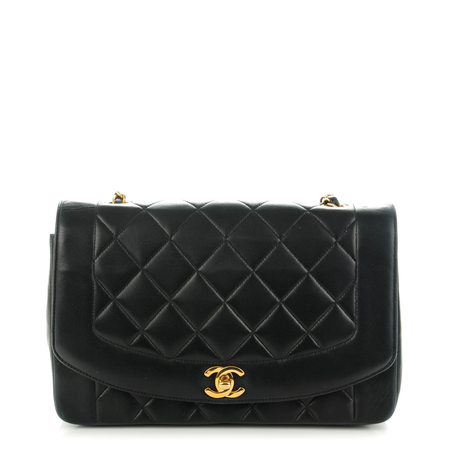 Chanel Lambskin Medium Single Flap Black 1 of 9