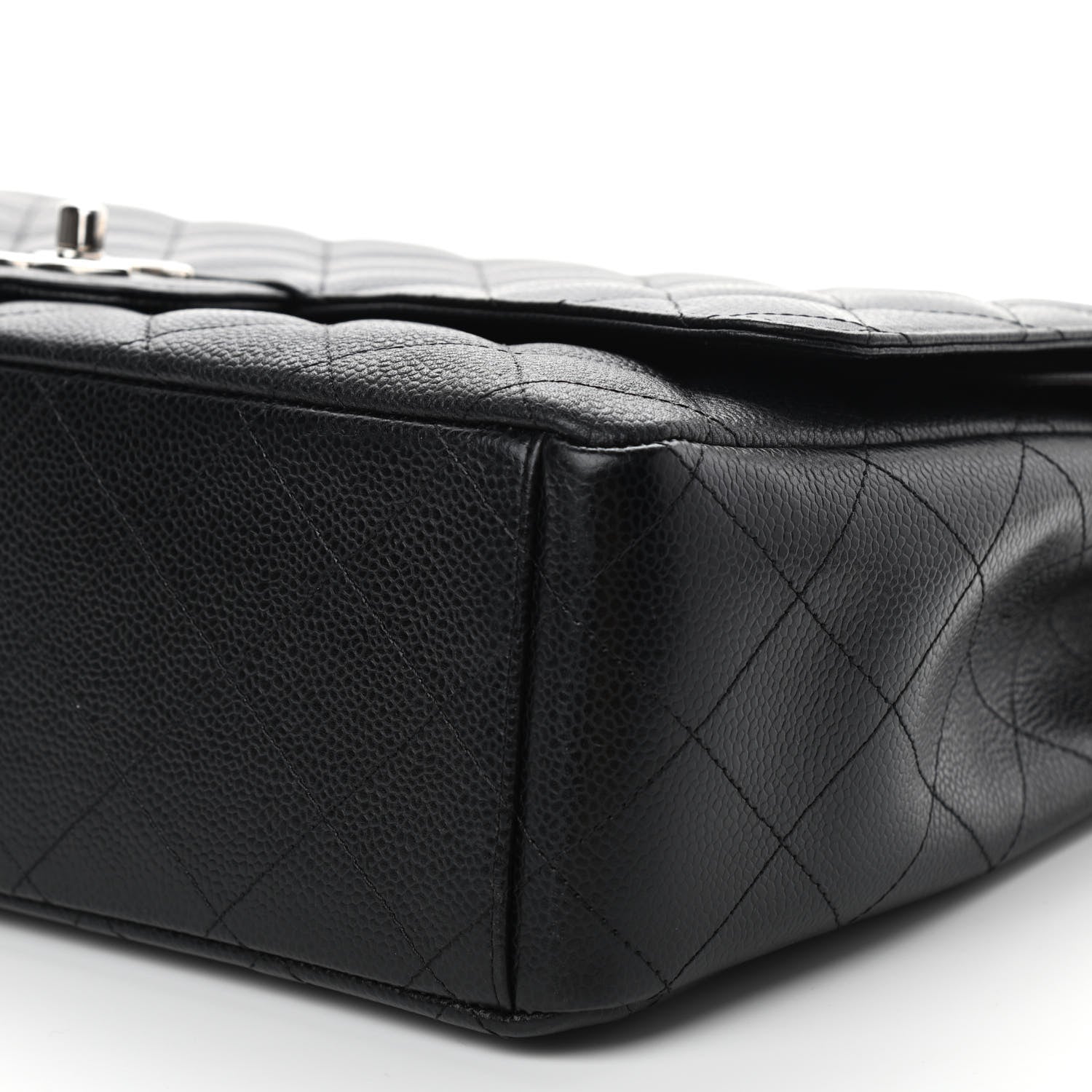 Chanel Caviar Quilted Maxi Double Flap Black 10 of 11