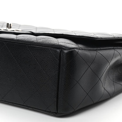 Chanel Caviar Quilted Maxi Double Flap Black 10 of 11