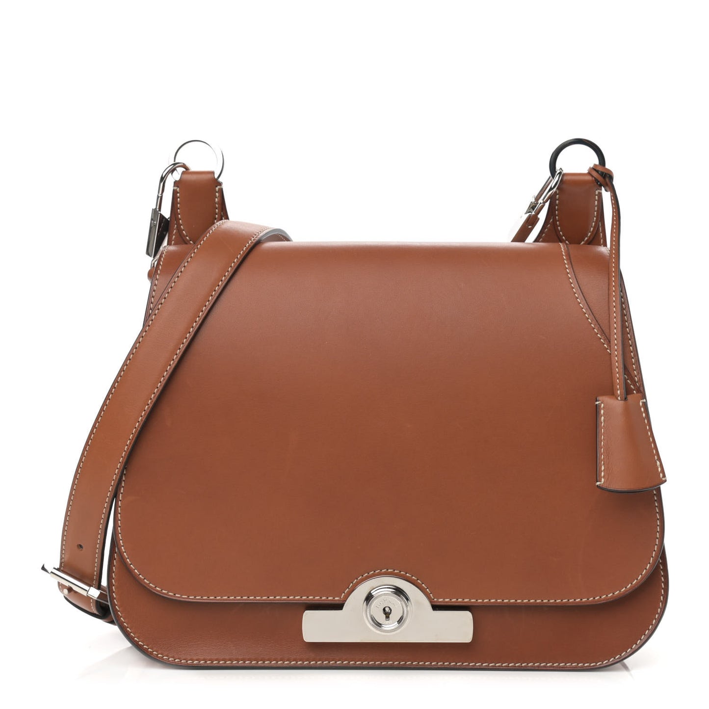 Barenia Rejane Saddle Bag Tan