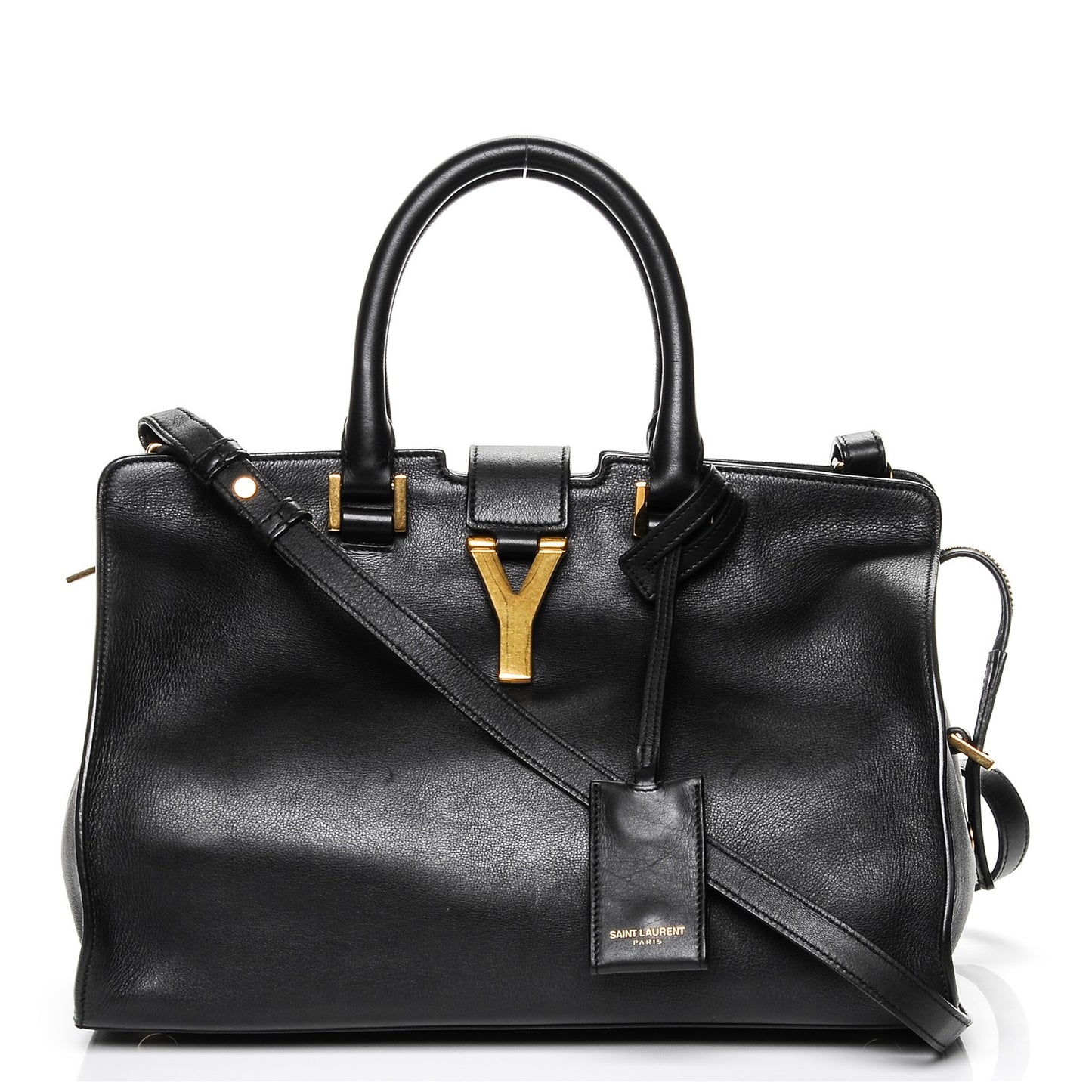 Calfskin Small Classic Y Cabas Black