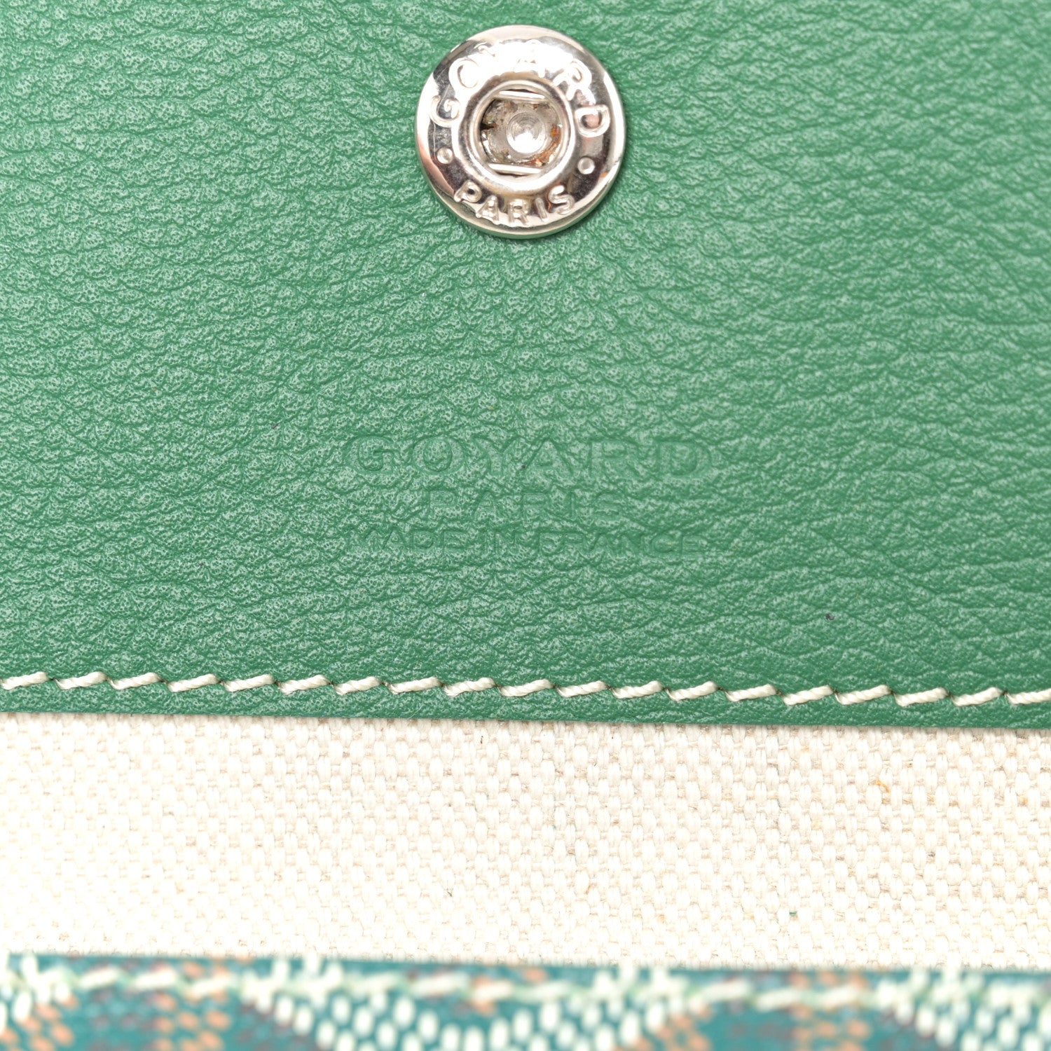 Goyard Goyardine Saint Louis PM Green 7 of 11
