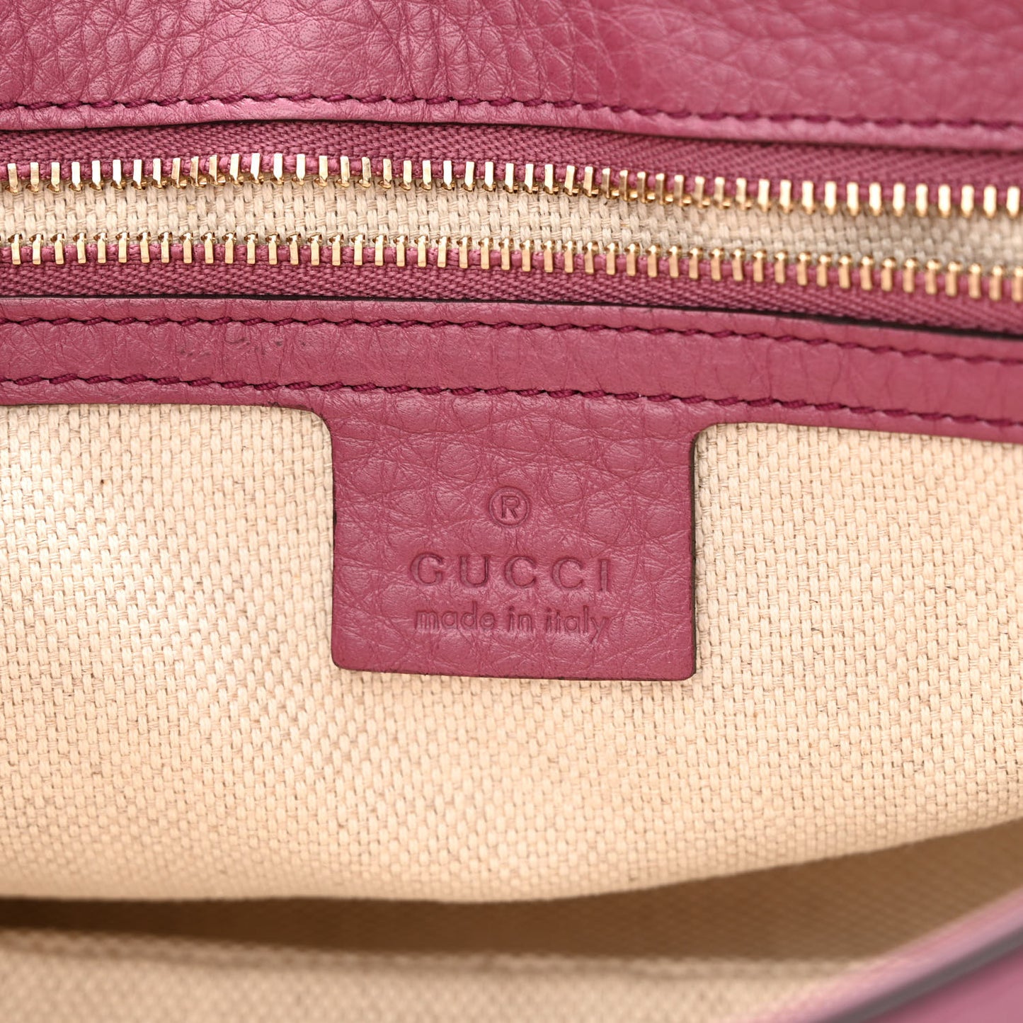 Pebbled Calfskin Medium Soho Flap Crossbody Peonia Flower