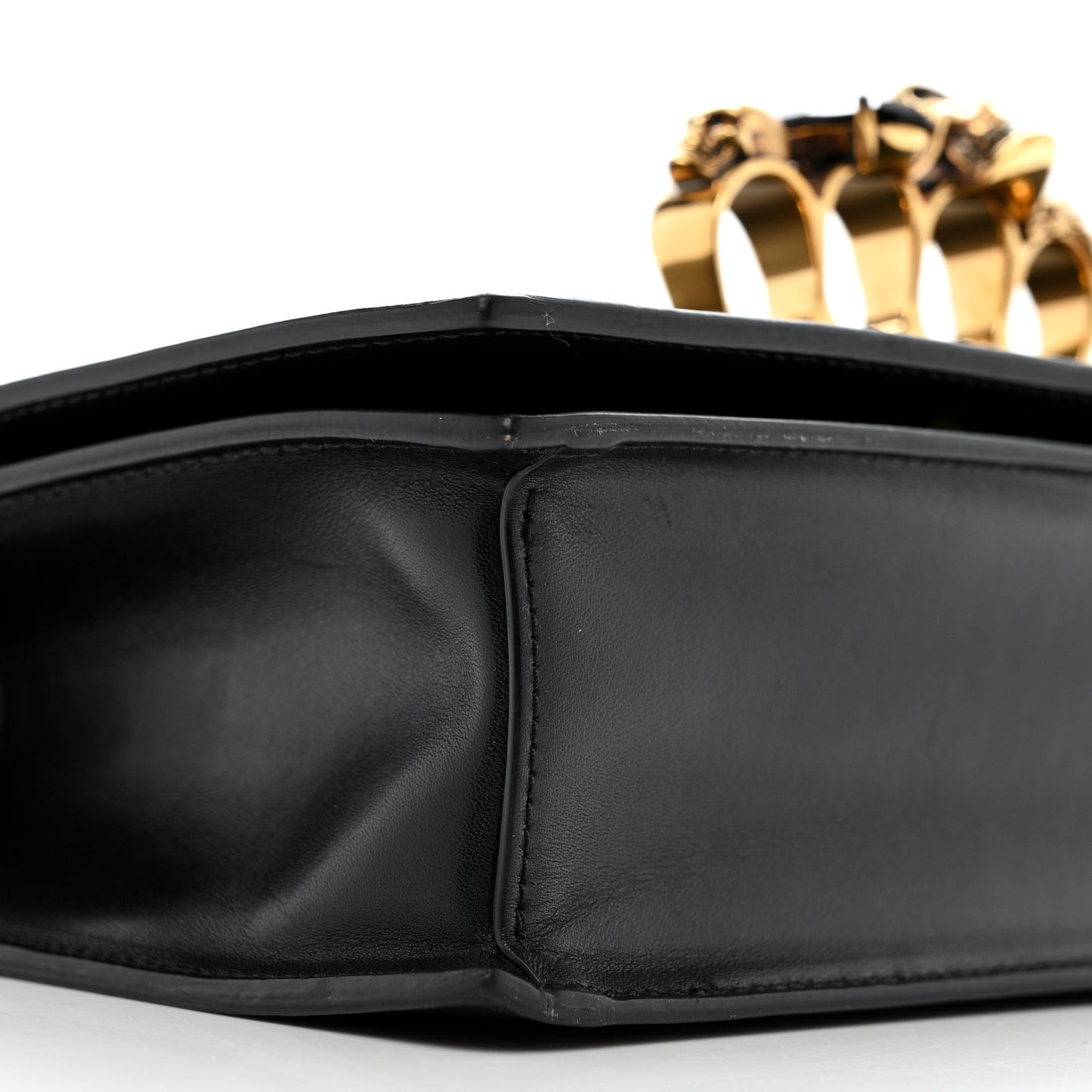 Calfskin Knuckle Crossbody Black