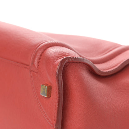 Celine Calfskin Mini Luggage Red 13 of 21