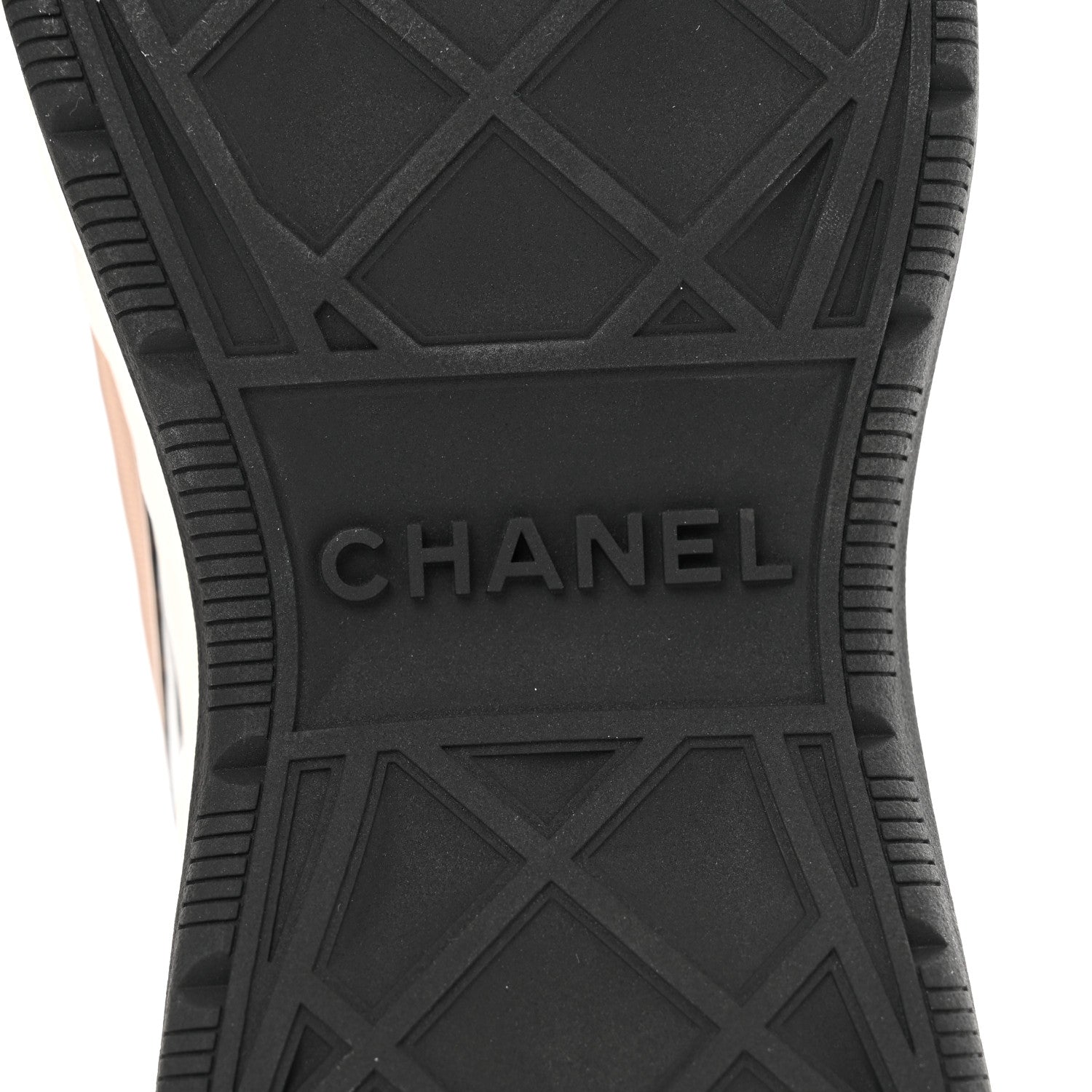 Chanel Suede Calfskin Mixed Fibers CC Sneakers 36 Pink Grey 6 of 8