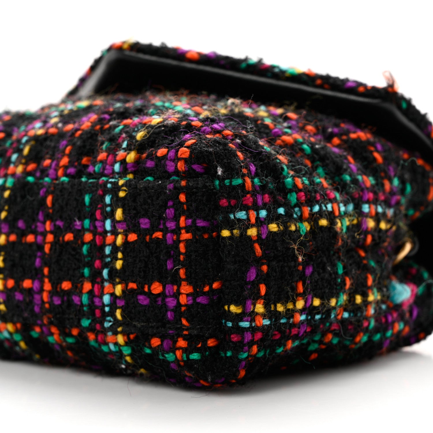 Saint Laurent Tweed Toy Loulou Shoulder Bag Black 9 of 10
