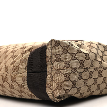 Gucci GG Monogram Medium Handle Vertical Tote Bag Dark Brown 10 of 10