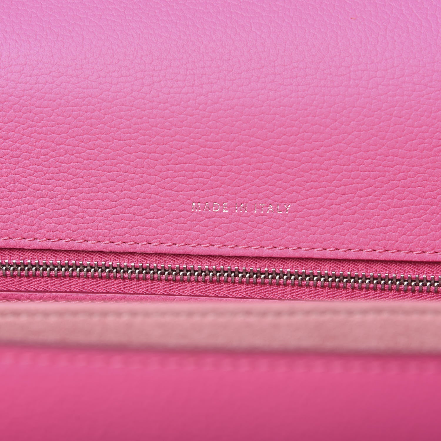 MCM Grained Calfskin Medium Patricia Park Avenue Satchel Sugar Pink 8 of 9