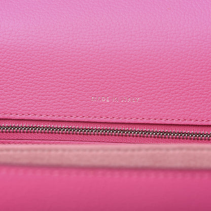 MCM Grained Calfskin Medium Patricia Park Avenue Satchel Sugar Pink 8 of 9