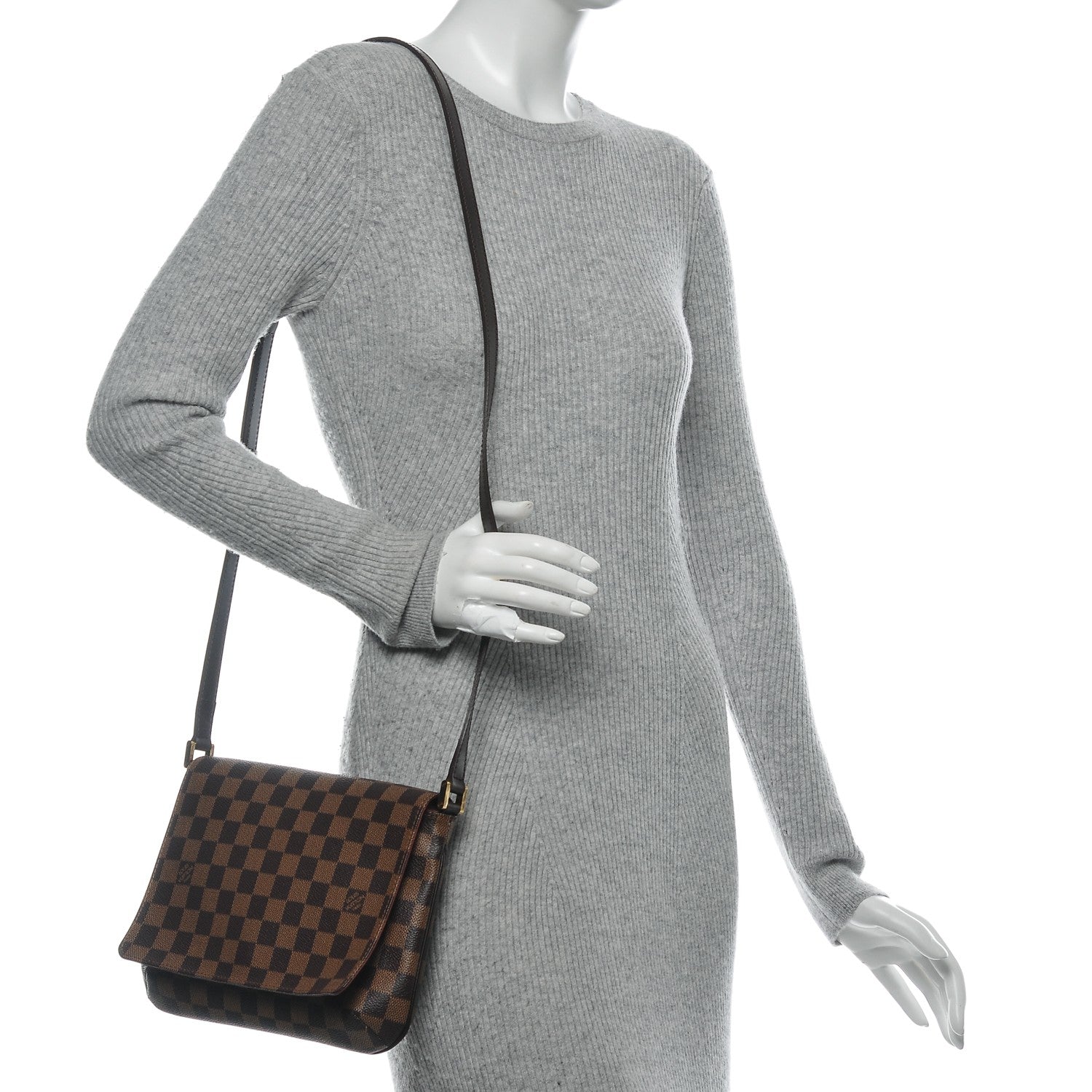 Louis Vuitton Damier Ebene Musette Tango 2 of 6
