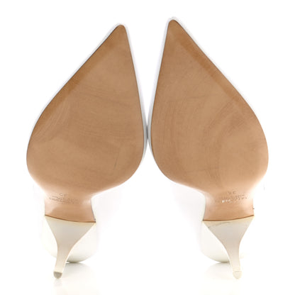 Valentino Garavani Eco Leather VLTN 70mm Sock Booties 36 White Black 5 of 8