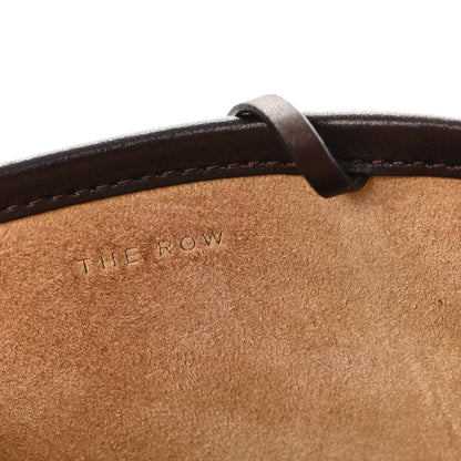 The Row Polished Saddle Calfskin Medium N/S Park Tote Acajou 6 of 9