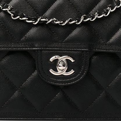 Chanel Caviar Quilted Small Sweet Classic Flap Black 9 of 11