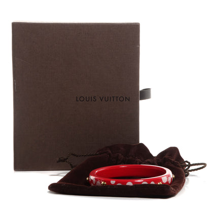 Louis Vuitton Kusama Infinity Dots Bangle PM Medium Red 7 of 7