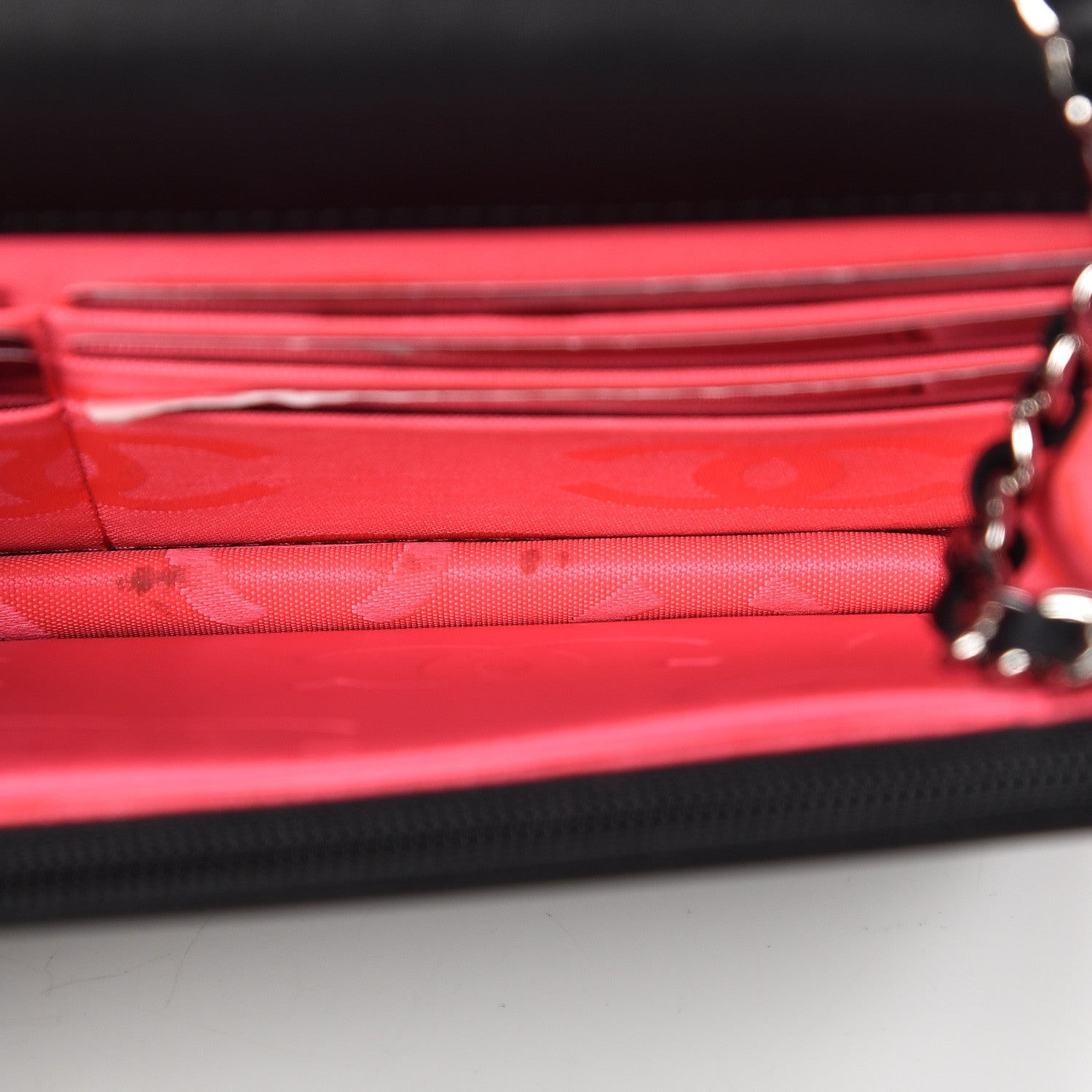 Chanel Calfskin Quilted Cambon Wallet On Chain WOC Black 12 of 13