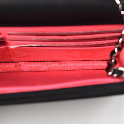 Chanel Calfskin Quilted Cambon Wallet On Chain WOC Black 12 of 13
