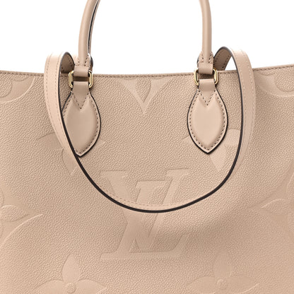 Louis Vuitton Empreinte Monogram Giant Onthego MM Tourterelle 7 of 10